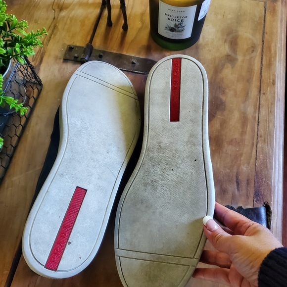 Prada slip on casual sneakers suede and Leather - Picture 8 of 11